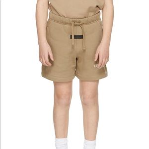 Essentials FOG tan fleece shorts